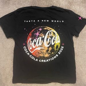 Black Coca Cola Space tee